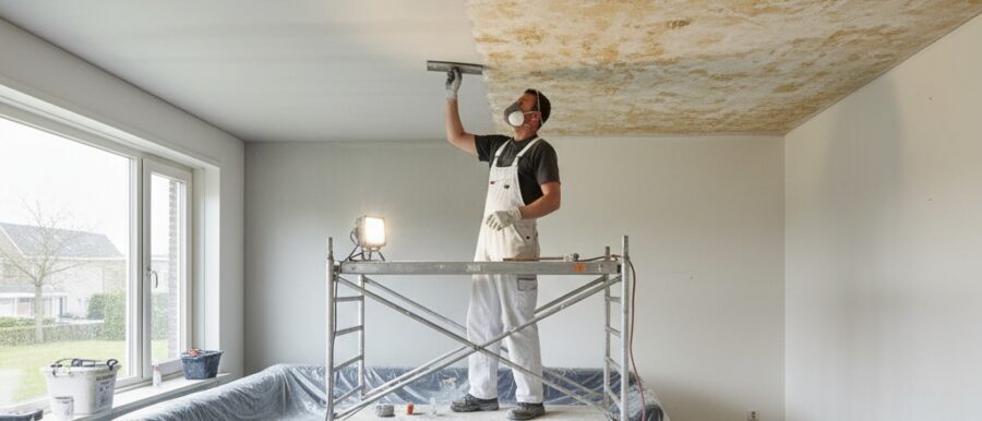 Wat is stucwerk plafond renovatie en wat levert het op