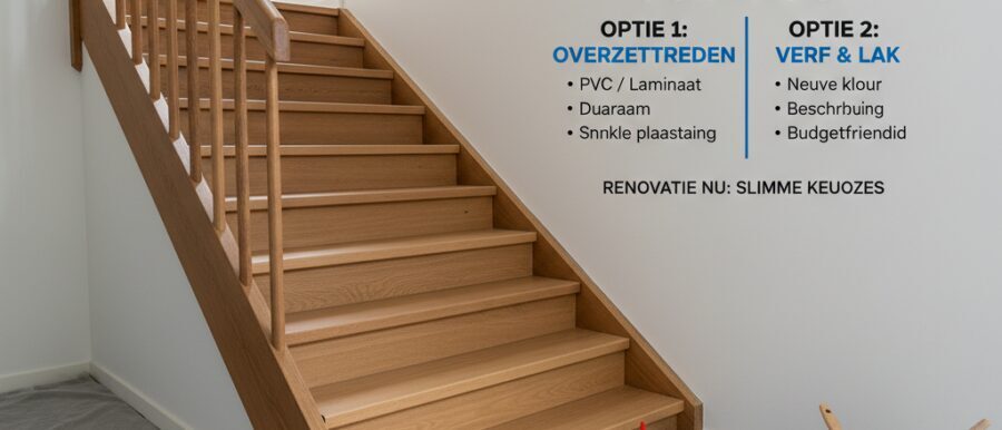 Trap opknappen goedkoop met slimme keuzes die je trap weer als nieuw maken