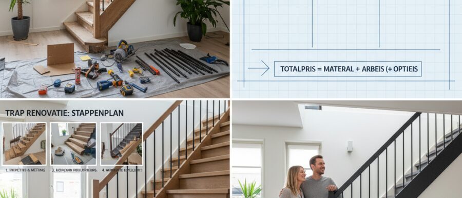 Trap renovatie kosten in een oogopslag