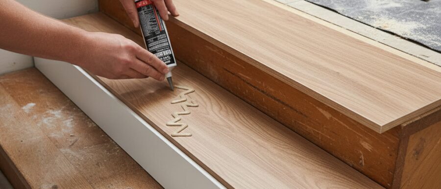 Trap renoveren met overzettreden en een slijtvaste afwerking