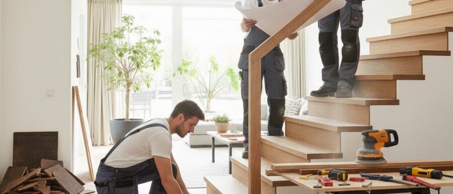 Hoe wij je trap vernieuwen in stappen