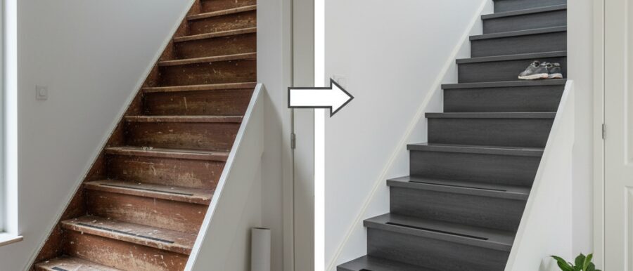 Ons stappenplan voor traprenovatie pvc