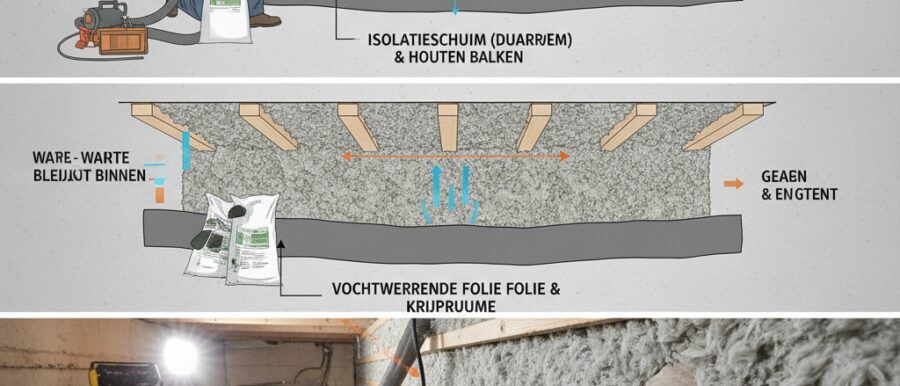 Vloer isoleren goedkoop Materialen die betaalbaar zijn en presteren
