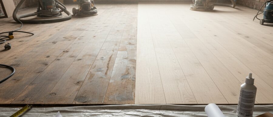 Stappenplan naar een scherpe vloer renovatie offerte