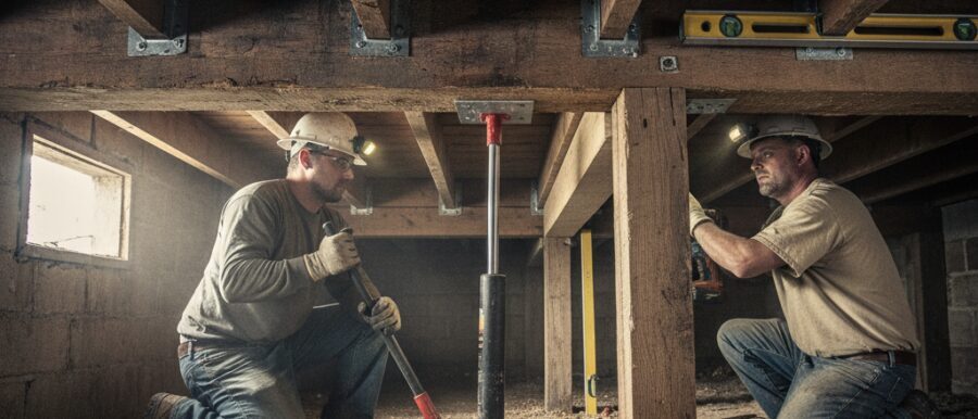 Stappenplan vloerbalken rechtzetten stap voor stap