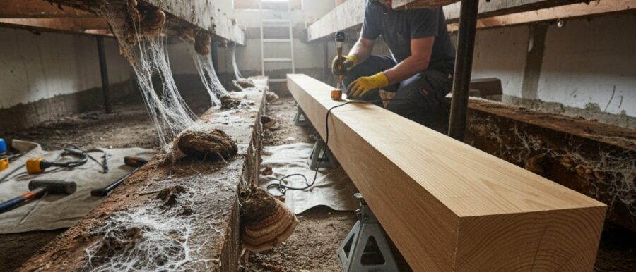 Vloerbalken vervangen Oorzaken en risico’s rond een verzwakte balklaag