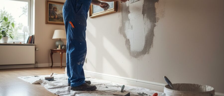 Wat is een vochtplek op de muur en waarom snel repareren