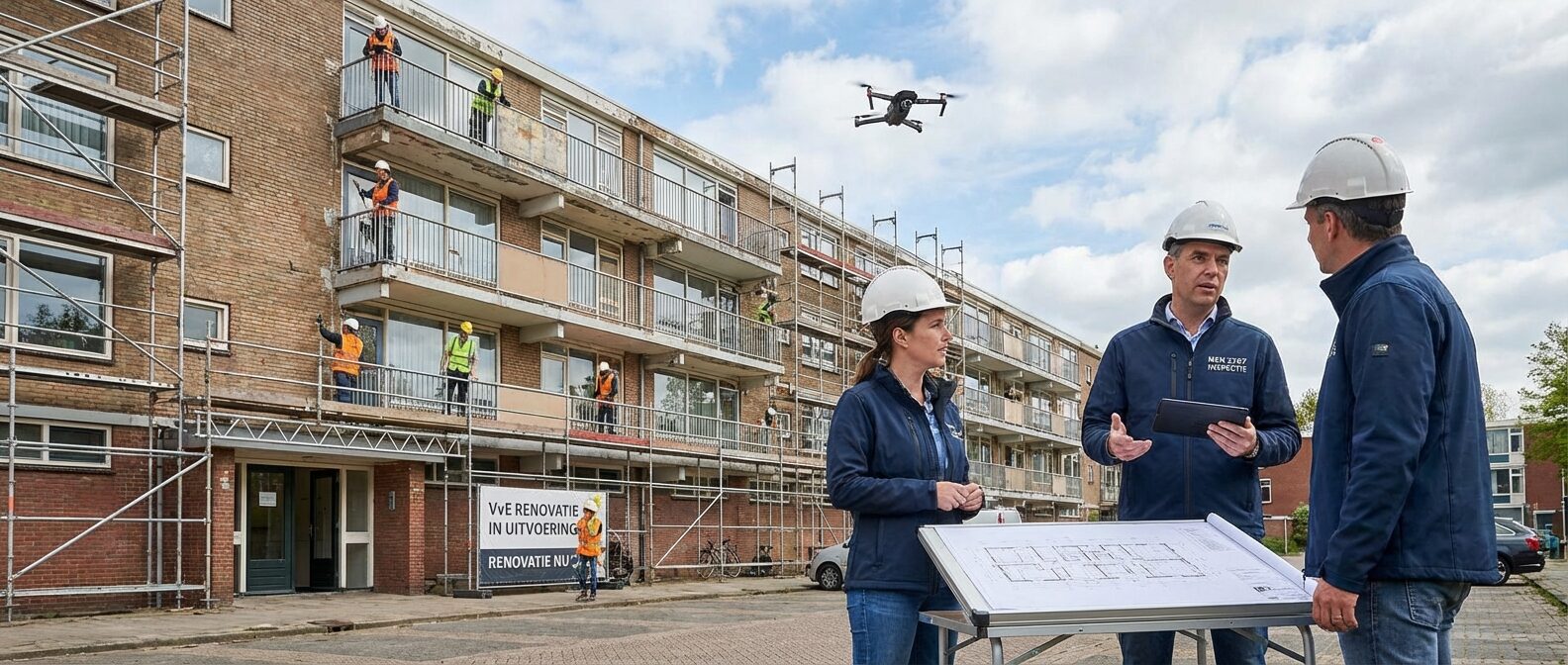 Bij Renovatie Nu pakken wij Vve renovatie slim aan.​ We starten met een NEN 2767&hellip;