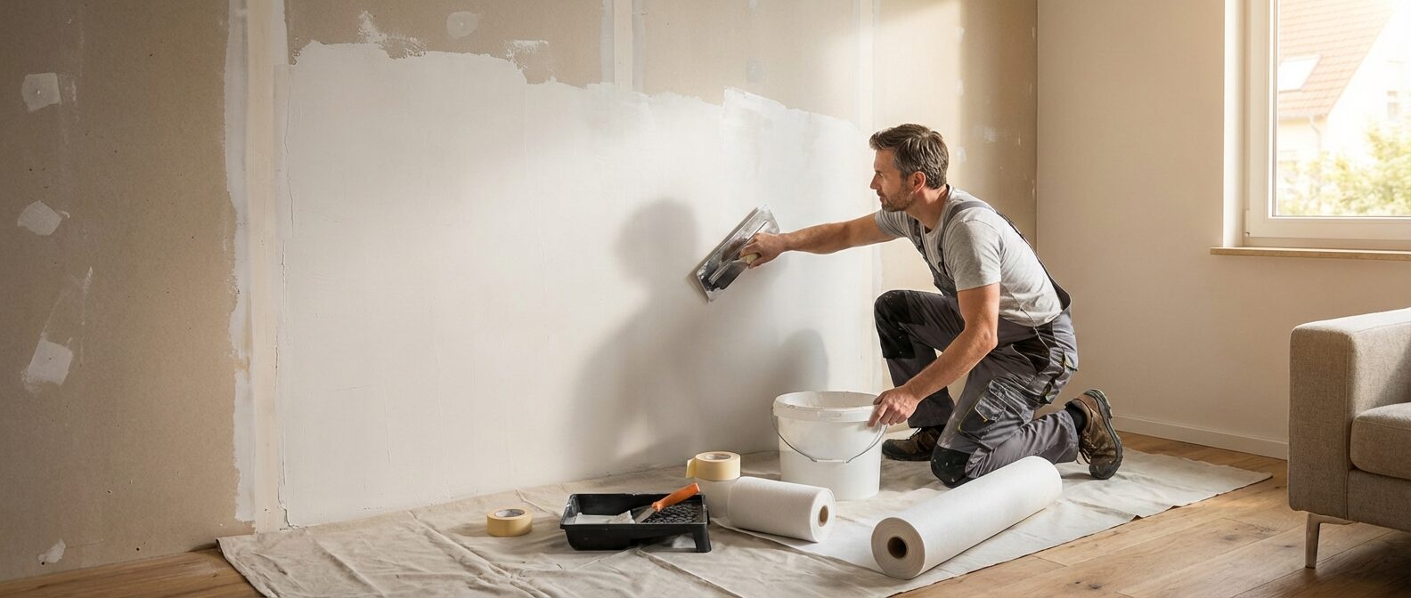 Wand renovatie doe je slim met Renovatie Nu.​ Wij maken muren weer strak met stucwerk,&hellip;