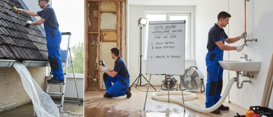 Onze aanpak voor waterschade herstel stap voor stap