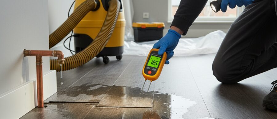 Waterschade laminaat herstellen met Renovatie Nu