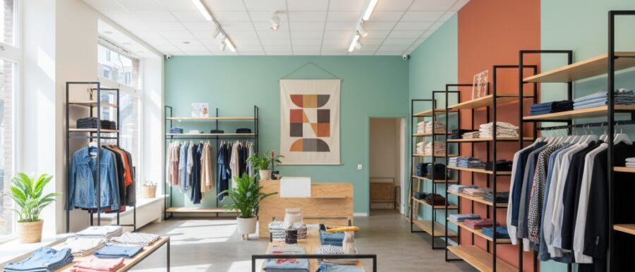 Winkelinterieur budget renovatie