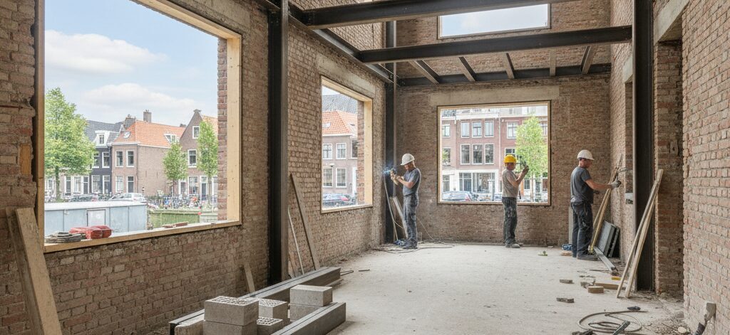 Woning casco opknappen Woning casco opknappen in Nederland