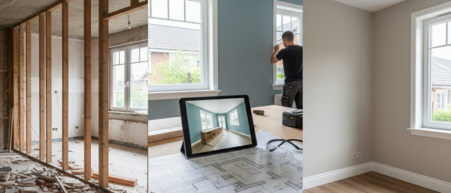 Wij zijn Renovatie Nu en met ons Woning renoveren stappenplan maak je van chaos een&hellip;