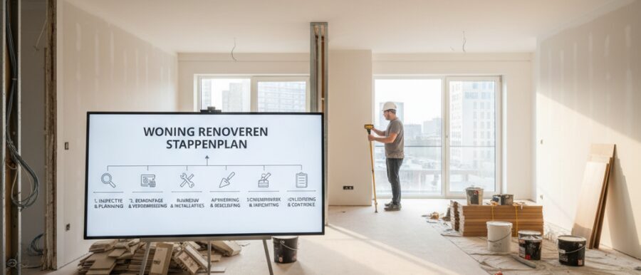 Woning renoveren stappenplan uitgelegd