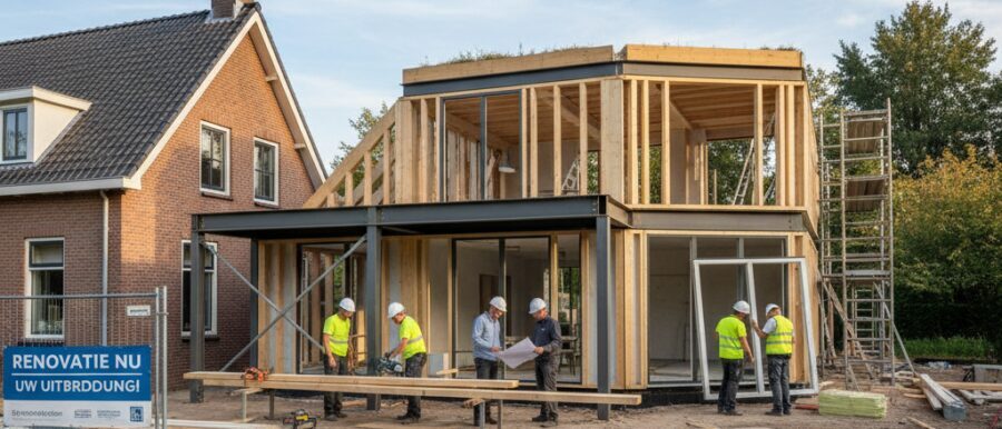 Woning uitbreiden renovatie