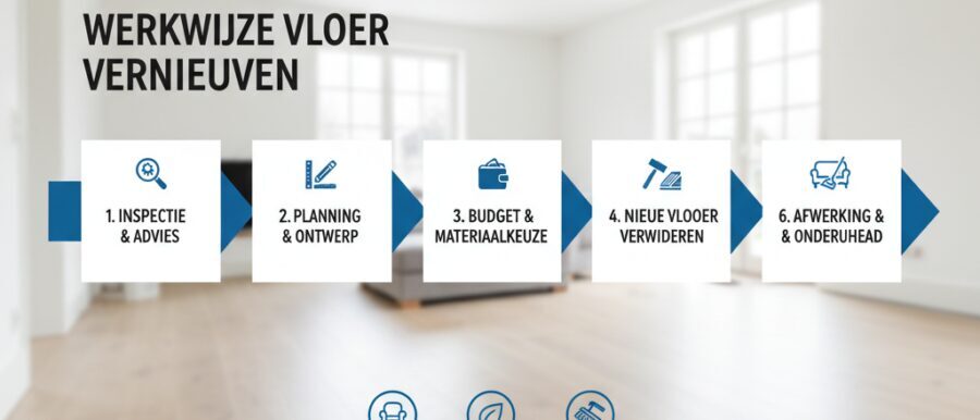 Werkwijze en planning bij vloer vernieuwen