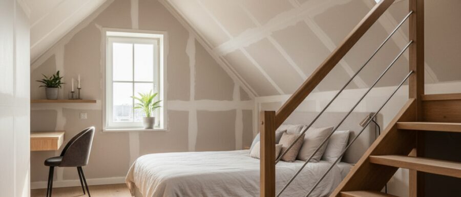 Stap voor stap proces voor zolder tot slaapkamer renoveren