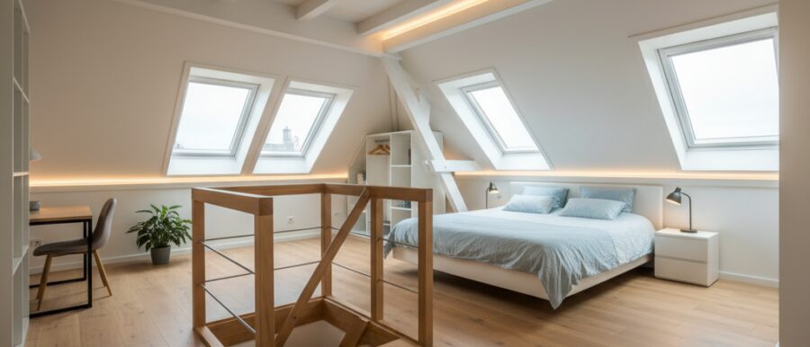 Zolder tot slaapkamer renoveren wat het inhoudt