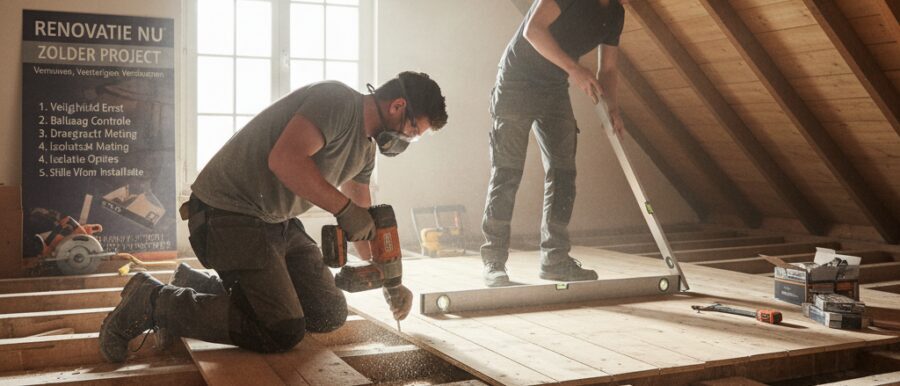 Zoldervloer vernieuwen begint bij je doel en veiligheid.​ Wij controleren balklaag en draagkracht, vernieuwen waar&hellip;