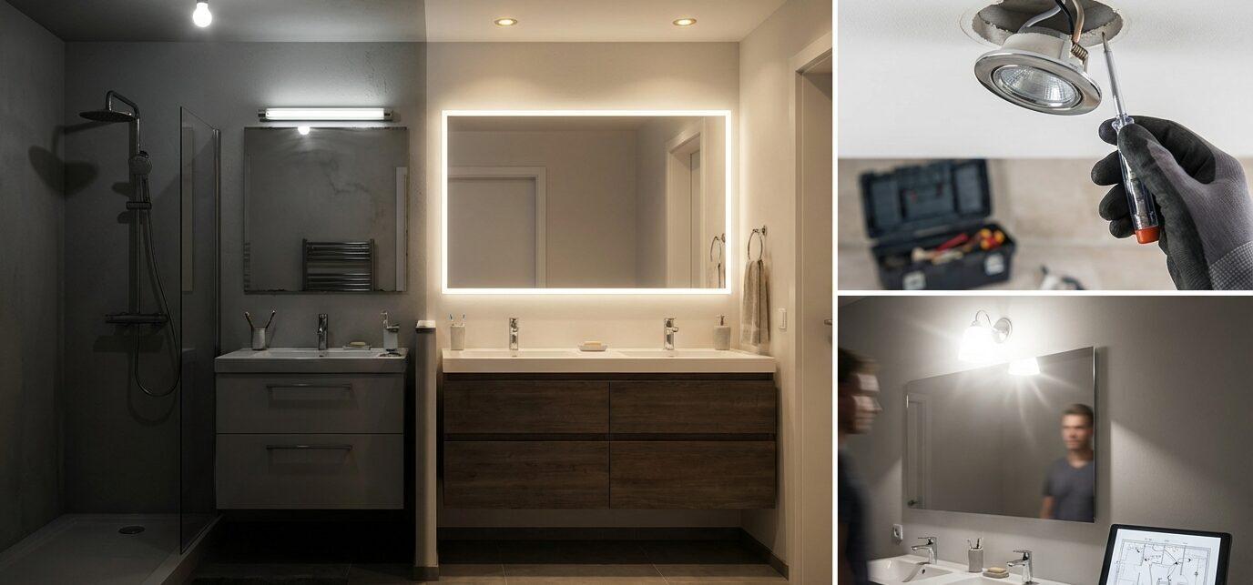 10 fouten bij badkamer verlichting die vaak worden gemaakt. Je denkt misschien dat badkamer verlichting simpel is, tot je midden in een renovatie beseft…