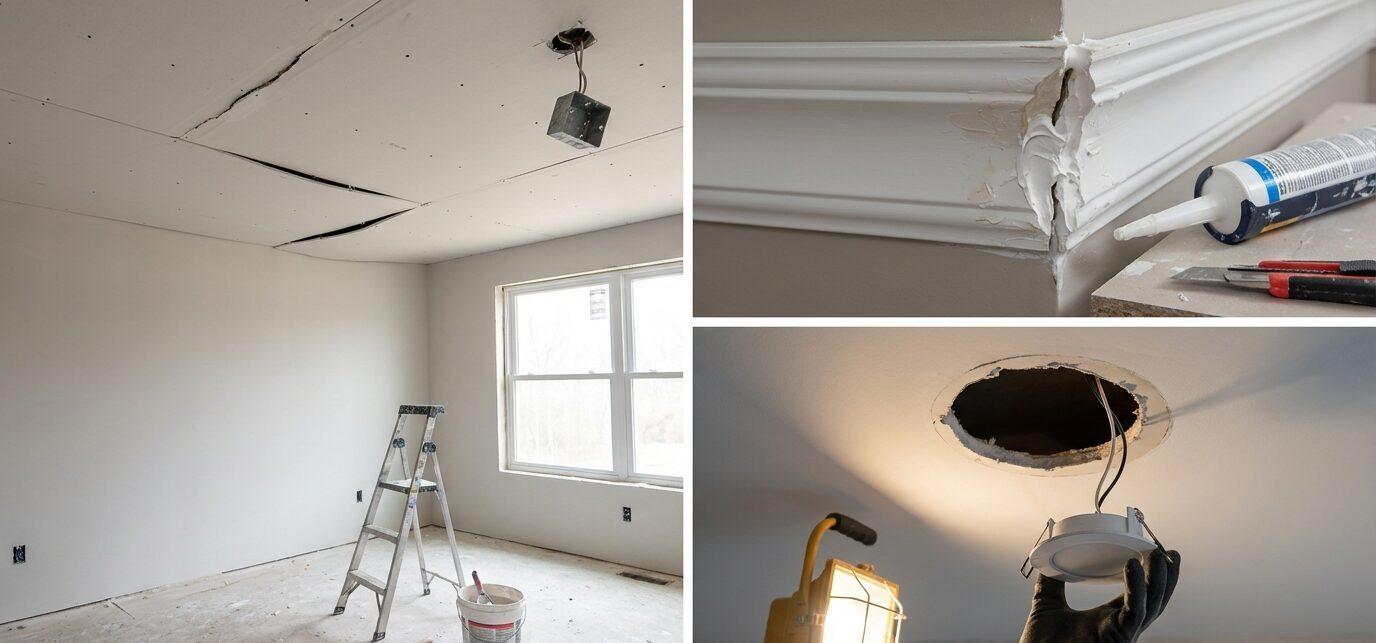 10 fouten bij plafondafwerking die vaak over het hoofd worden gezien.