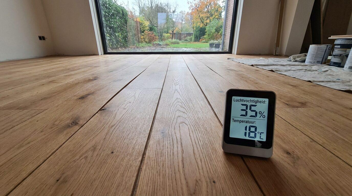 Massief houten vloeren zonder klimaatbeheersing