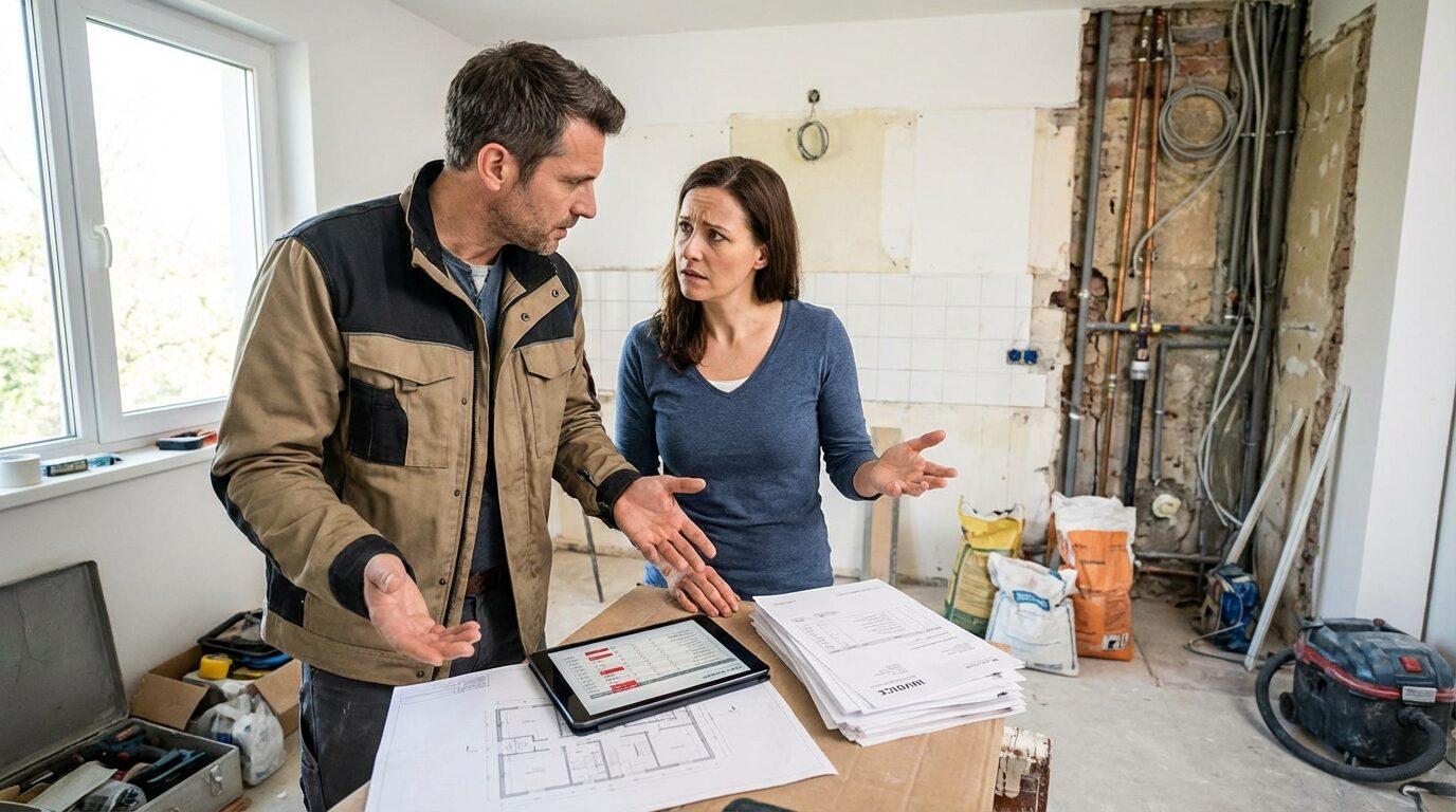 6 momenten waarop renovatie onderhoud frustreert. Moment 3: wanneer budget en realiteit niet meer overeenkomen