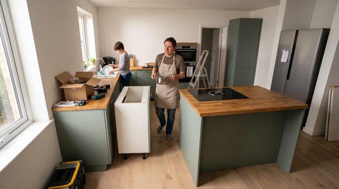 Wat betekent een keuken renovatie die niet is afgestemd op koken
