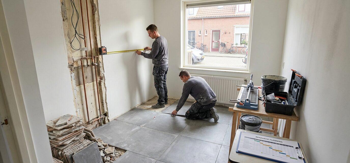 Stappenplan badkamer renoveren in Alkmaar