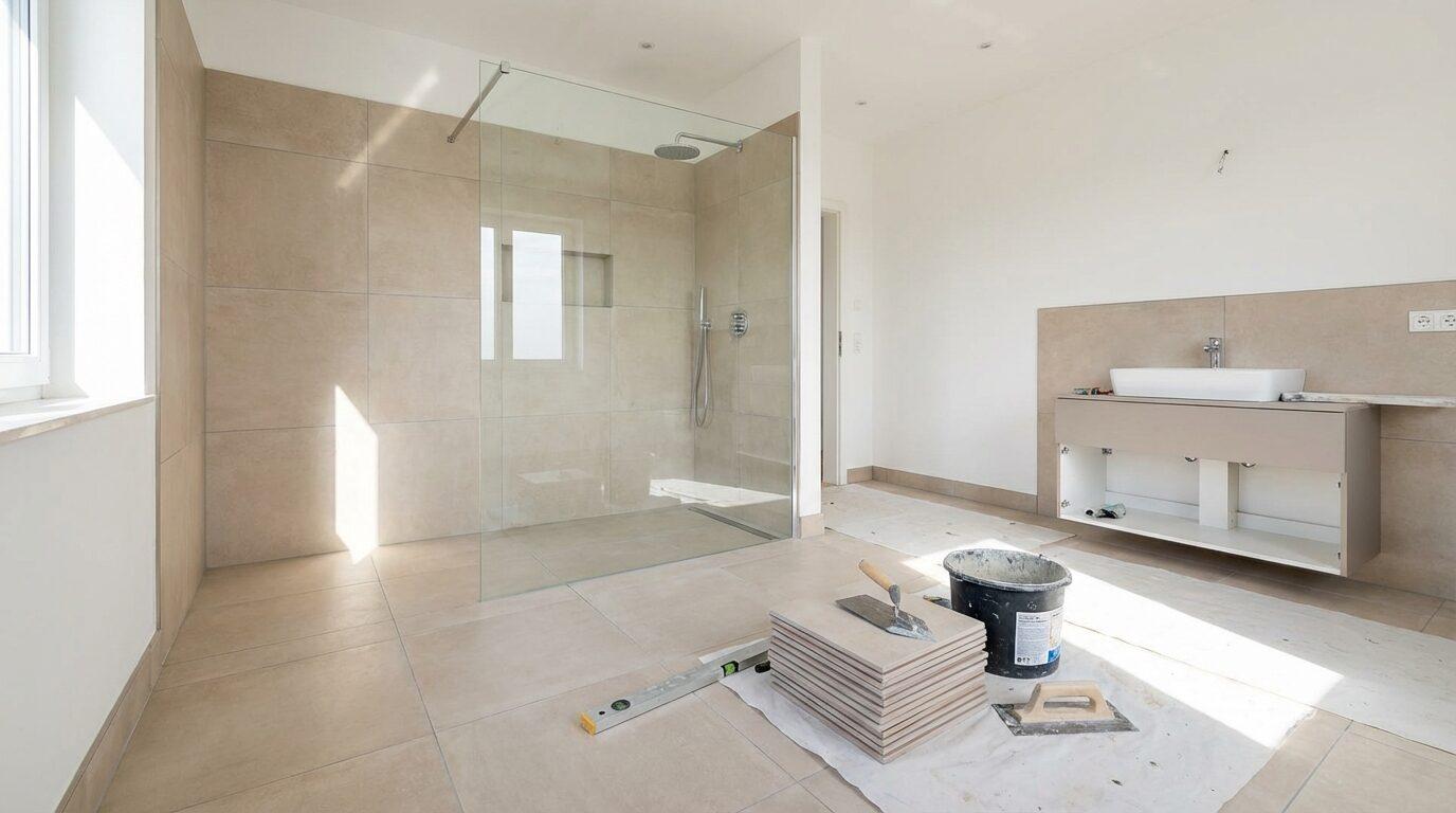 Badkamer renovatie Balloerveld Wij van Renovatie Nu maken Badkamer renovatie Balloerveld snel en helder. We starten met een…