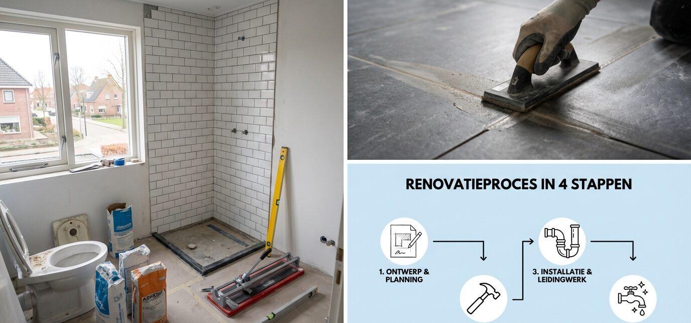 Badkamer renovatie Pesse met vakwerk en snelheid. Bij Renovatie Nu vernieuwen wij je badkamer in&hellip;