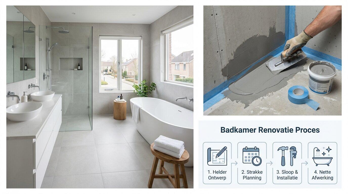 Badkamer renovatie Rijsenhout voor comfort en meerwaarde