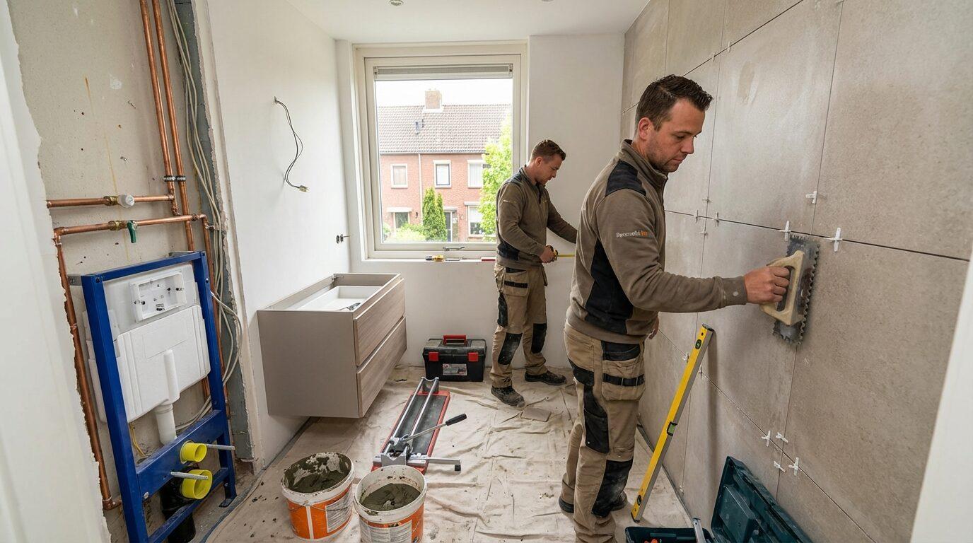 Badkamer renovatie Roosendaal