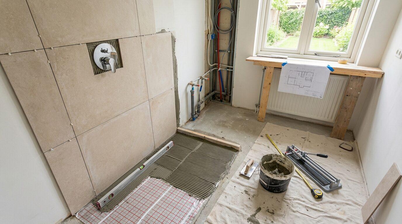 Stappenplan voor badkamer renoveren in Wouwse Plantage