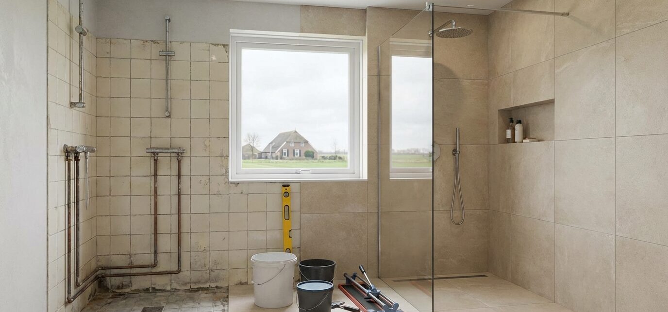 Badkamer renovatie Zuidoostbeemster Badkamer renovatie Zuidoostbeemster met Renovatie Nu. Wij helpen je met een slimme en mooie badkamer…