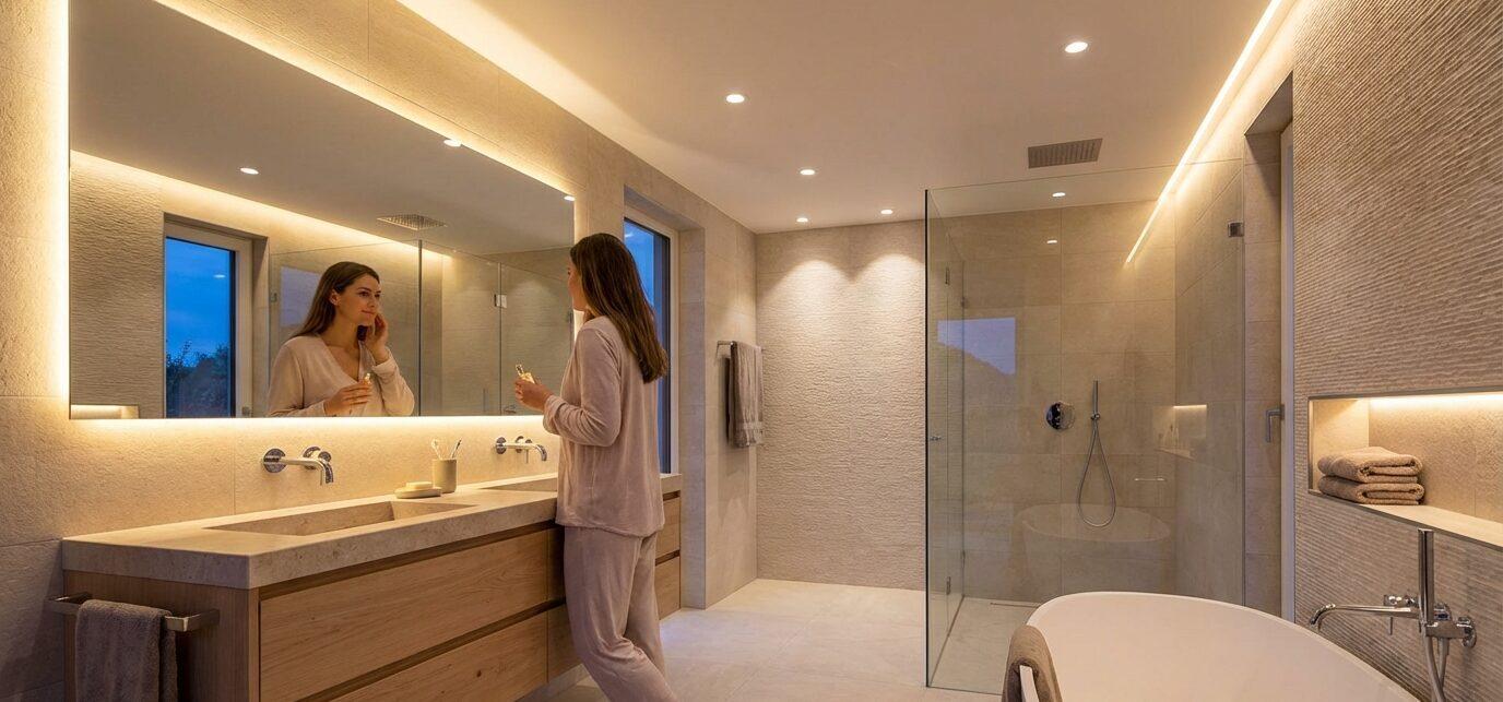 Je vraagt je af wat zijn de voordelen van een goed lichtplan in de badkamer&hellip;