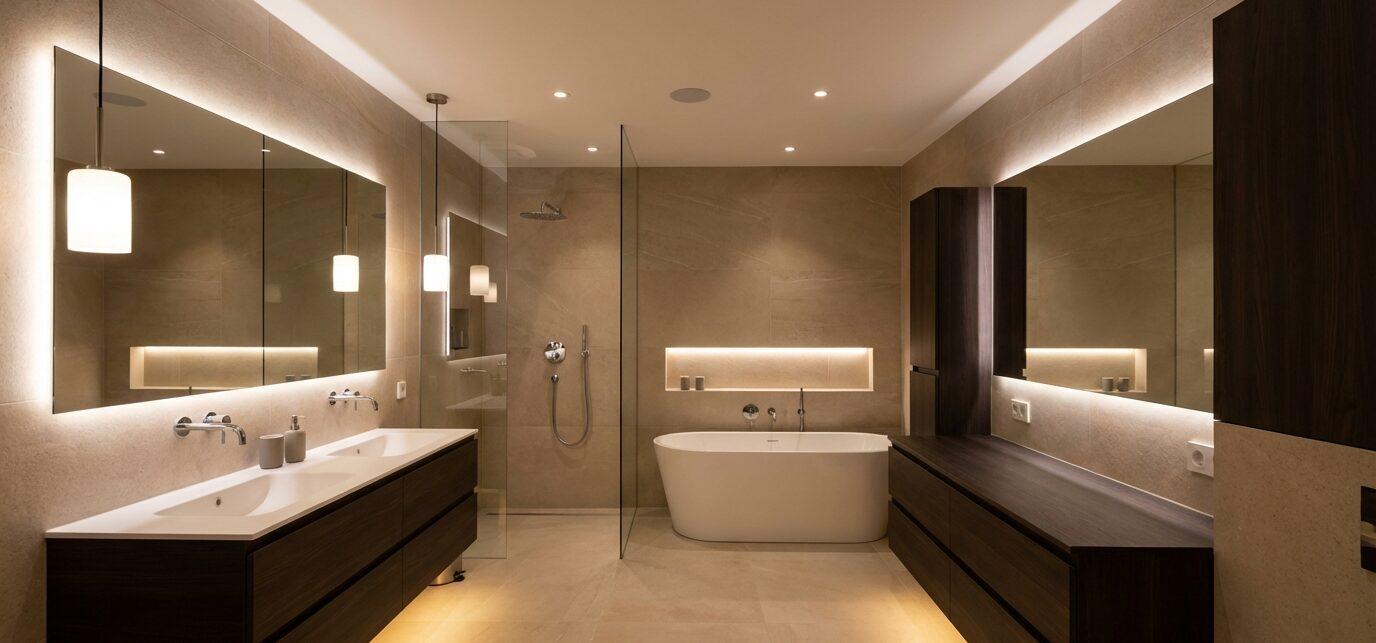 Soorten badkamerverlichting die samen het verschil maken