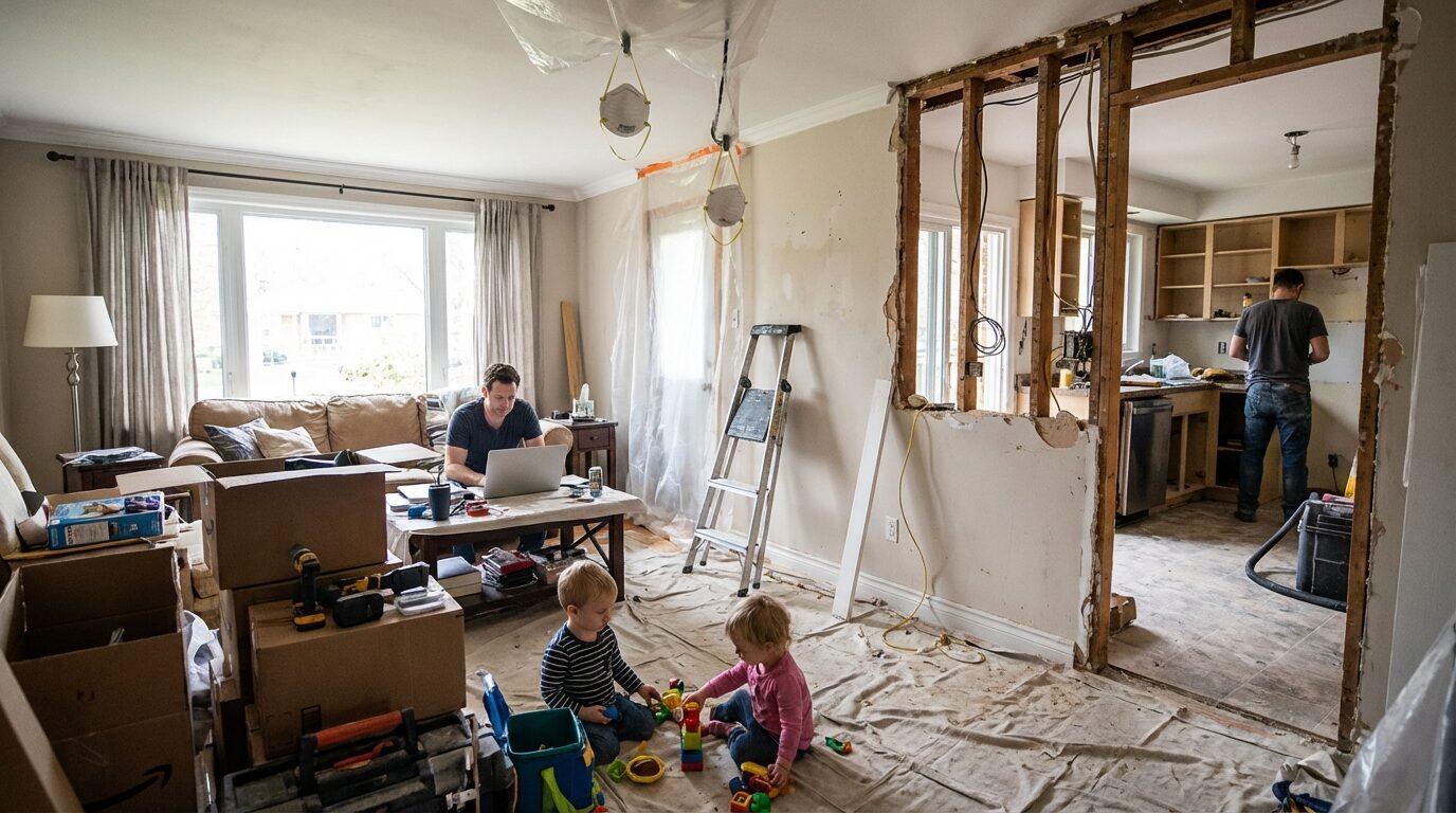 6 situaties waarin renovatie gezinsgebruik belemmert.