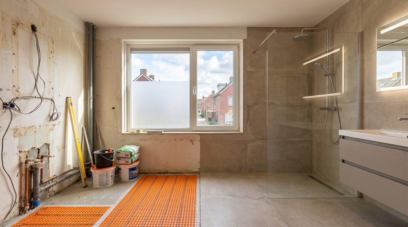Badkamer renovatie Driehuizen