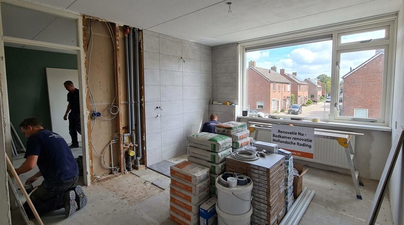 Badkamer renovatie Hollandsche Rading begint bij Renovatie Nu.​ Wij ontwerpen en verbouwen een badkamer die&hellip;